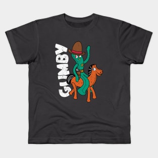 Cowboy Gumby Kids T-Shirt